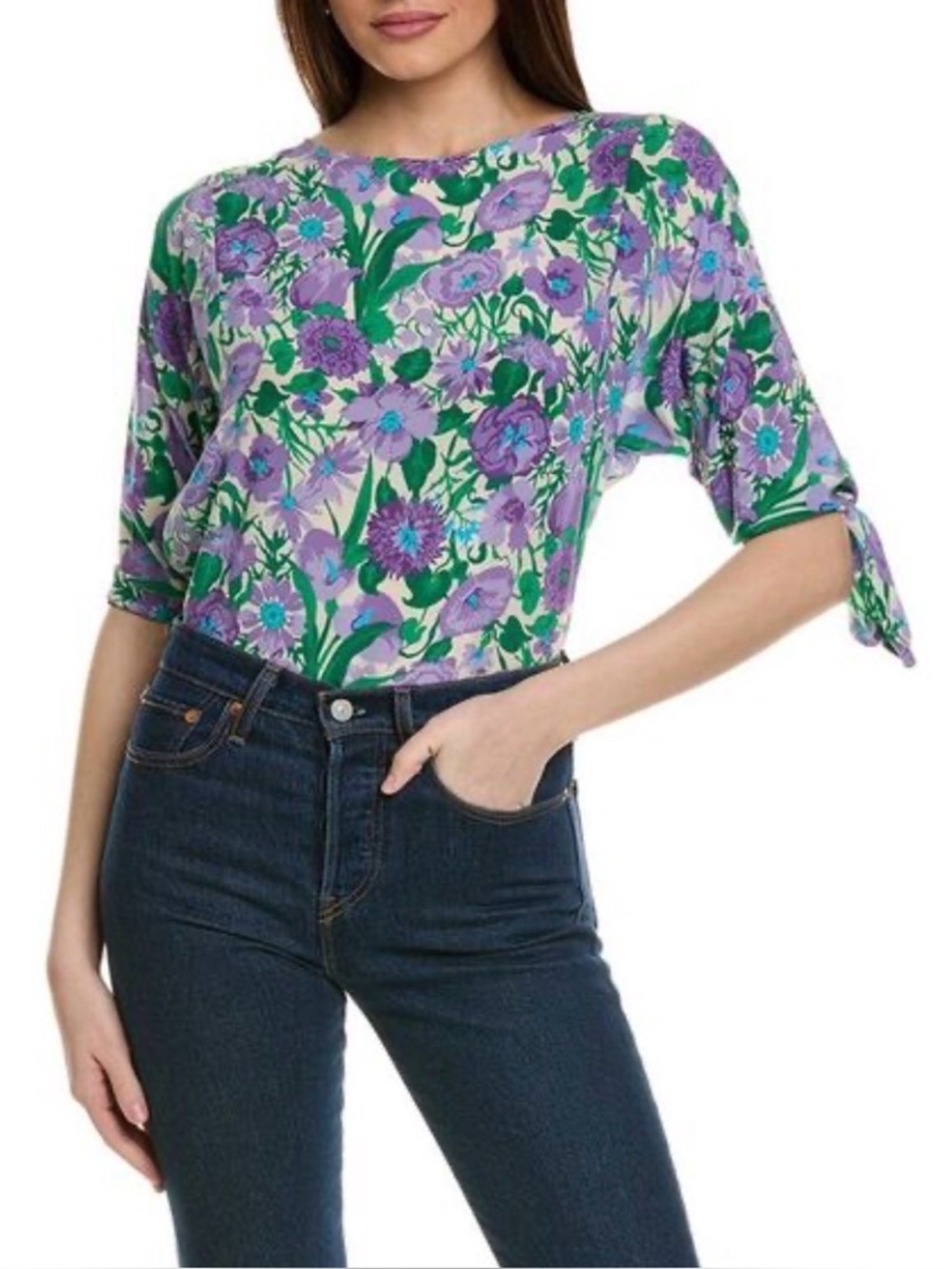 Perfect Max Mara silk floral top